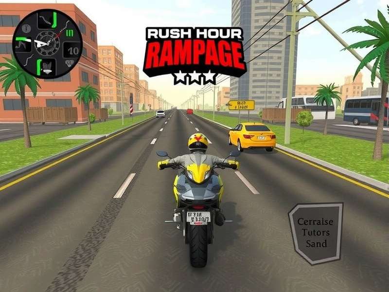 Rush Hour Rampage vehicle customization screen